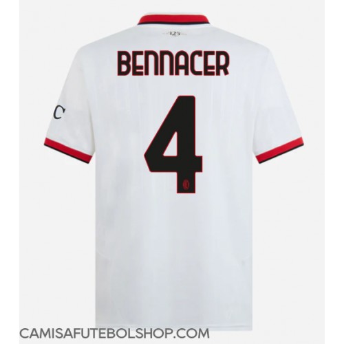 Camisa de time de futebol AC Milan Ismael Bennacer #4 Replicas 2º Equipamento 2024-25 Manga Curta